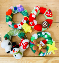 將圖片載入圖庫檢視器 Needle Felting Christmas Wreath Workshop 羊毛氈聖誕花環工作坊