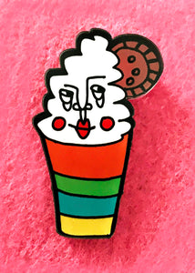 Ice-cream Dessert Pin