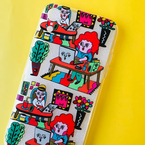 "Back to work" Phone Case