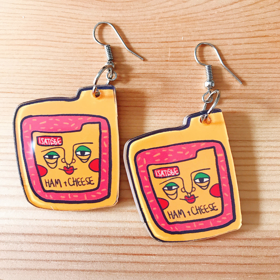 Ham and Cheese Earring